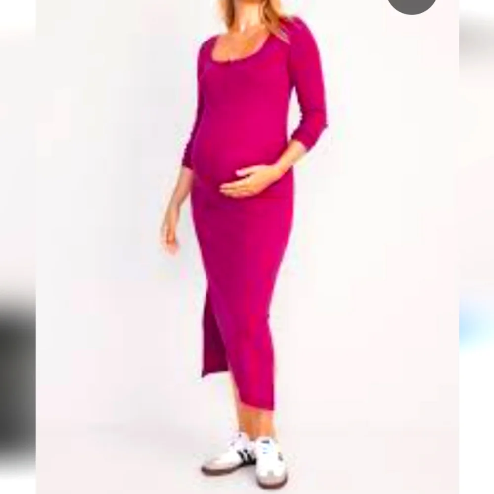 Old Navy Women's M Maternity Henley Bodycon Dress - Picture 1 of 11